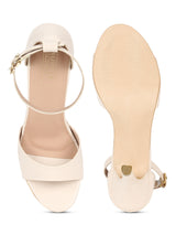 Nude PU Wide Strap Stiletto Sandals (TC-SLC-N1108-NUD)