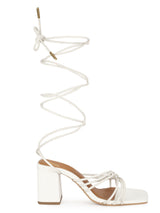 White PU Strappy Block Heel Sandals (TC-ST-1235-WHTPU)