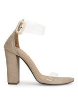 Nude Micro Perspex Clear High Blocks