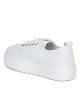 White Canvas Trainers