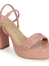 Nude PU Strappy Platform Heel Sandals (TC-SLC-B61-NUD)