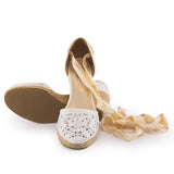 Wrap Around Jute Wedges
