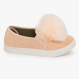 Pom Pom flat pumps