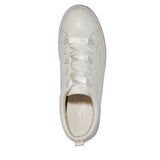 Jute lace up trainer