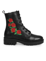 Black PU Kitten Ankle Boots (TC-ST-1282-BLKPU)