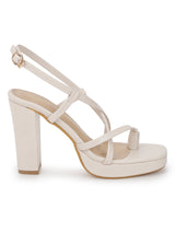 Nude PU Buckle Block Sandals (TC-SLC-712-NUD)