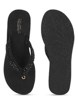 Black PU Slip-On Wedges (TC-MSI-474-BLK)