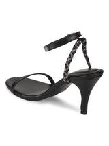 Black PU Strappy Stiletto Sandals (TC-ST-1295-BLK)