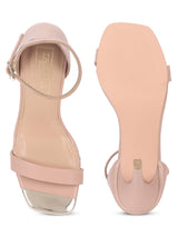 Nude PU Strappy Stiletto Sandals (TP10178-NUD)