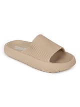 Beige PU Slip-On Flats (TC-RS3265-BEIG)