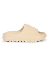 Bone PU Open Toe Slip Ons (TC-RS3091-BON)