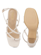 Nude PU Buckle Block Sandals (TC-SLC-712-NUD)