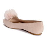 Pink Pom Pom Detail Flat