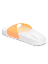 Orange Perspex Slip-on Flats