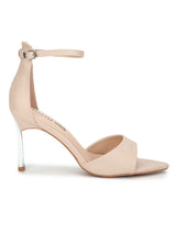 Nude PU Pointed Toe Stilettos