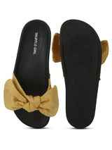 Mustard Micro Bow Slides