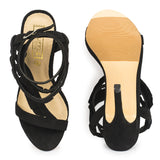 Black Tassle Stilletto Heels