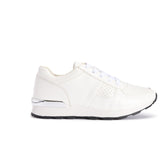 White Lace Up Trainer