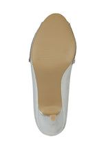 Silver Flat Shoes
