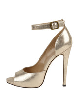 Gold Flat Shoes