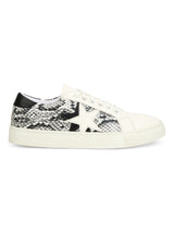 Black White Snake Trainers