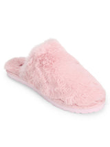 Pink Fuzzy Fur Slippers