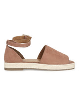 Nude Micro Wide Strap Jute Espadrilles