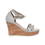 Tao Paris Kayra TP10025-03 Studded Grey Wedges