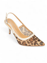 Beige Leopard Mesh Buckle Stiletto Heel Sandals (TC-1014-1-BEIGLEO)