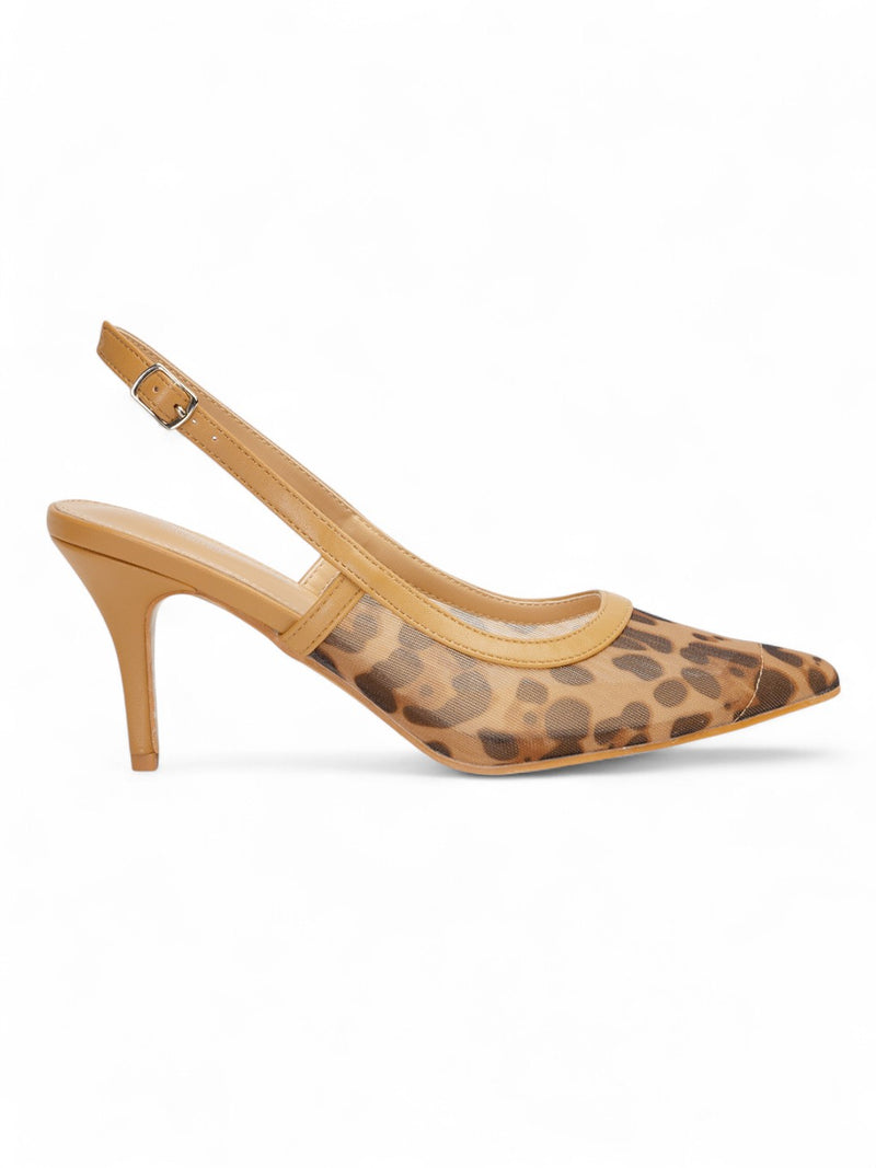 Camel Leopard Mesh Buckle Stiletto Heel Sandals (TC-1014-1-CMLLEO)