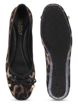 Leopard PU Stylish Slip-On Flat Ballerina (TC-1213-LEO)