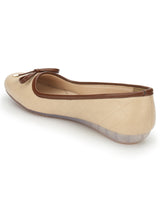 Nude PU Stylish Slip-On Flat Ballerina (TC-1213-NUD)