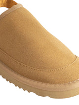 Camel Suede Adjustable Strap Velcro Slip-On Flats (TC-2026-2-CML)