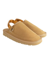 Camel Suede Adjustable Strap Velcro Slip-On Flats (TC-2026-2-CML)