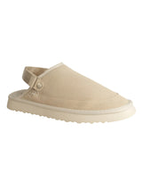 Beige Suede Adjustable Strap And Top Design Velcro Flats For Men (TC-2026-3-BEIG)