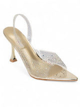 Light Gold Patent Leather Perspex Diamanté Stiletto Heels (TC-23607-1-LGLD)