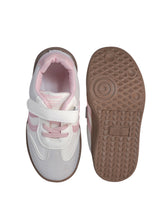 Pink Synthetic Leather Velcro Sneakers For Kids-Unisex (TC-589-PNK)