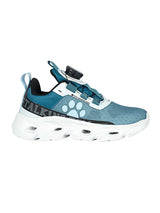 Blue Mesh Paw Print Dial Lock Closure Sneakers For Kids-Unisex (TC-9050-BLU)