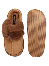 Camel Suede Winter Warm Flatform Flats (TC-AM02-1755-CAM)