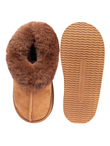 Camel Suede Winter Warm Flatform Boots (TC-AM02-1758-CAM)