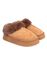 Camel Suede Winter Warm Flatform Boots (TC-AM02-1758-CAM)