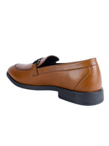 Tan Synthetic Leather Solid Round Toe Loafers For Men (TC-AVI-04-TAN)