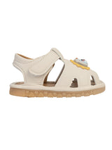 Beige Synthetic Leather LED Light And Chu-Chu Sound Musical Comfort Flat Sandals (TC-B13-BEIG)