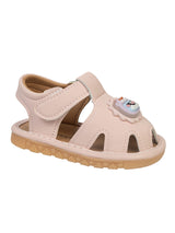 Pink Synthetic Leather LED Light And Chu-Chu Sound Musical Comfort Flat Sandals (TC-B13-PNK)