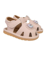 Pink Synthetic Leather LED Light And Chu-Chu Sound Musical Comfort Flat Sandals (TC-B13-PNK)