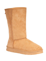 Camel Suede High Ankle Flat Sole Winter Boots (TC-H3683-CML)