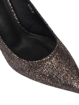 Brown Synthetic Leather Stylish Pointed Toe Stiletto Pumps (TC-H6481-BRO)