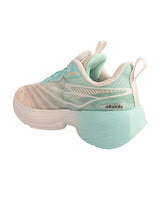 Pink Green Mesh Rotating Button Closure Sneakers For Kids-Unisex (TC-L9768-PNKGRN)