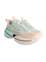 Pink Green Mesh Rotating Button Closure Sneakers For Kids-Unisex (TC-L9768-PNKGRN)