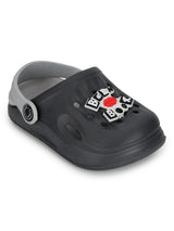 Grey Stylish Slip-On Clogs For Kids-Unisex (TC-LCLOG2-GRY)